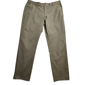 Jack Archer Tech Pants Mens 38x30 Olive Green Straight Leg‎ Performance Trousers